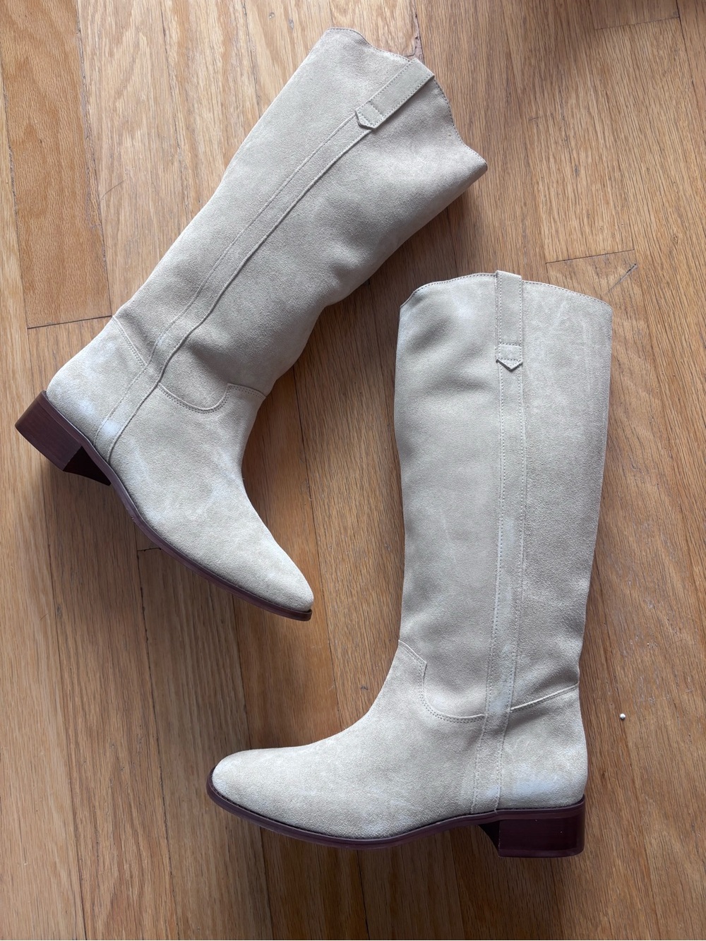 SOLD NIB Sézane Gabrielle Low Boots in Sandstone Size 10/41 - Picture 10 of 14